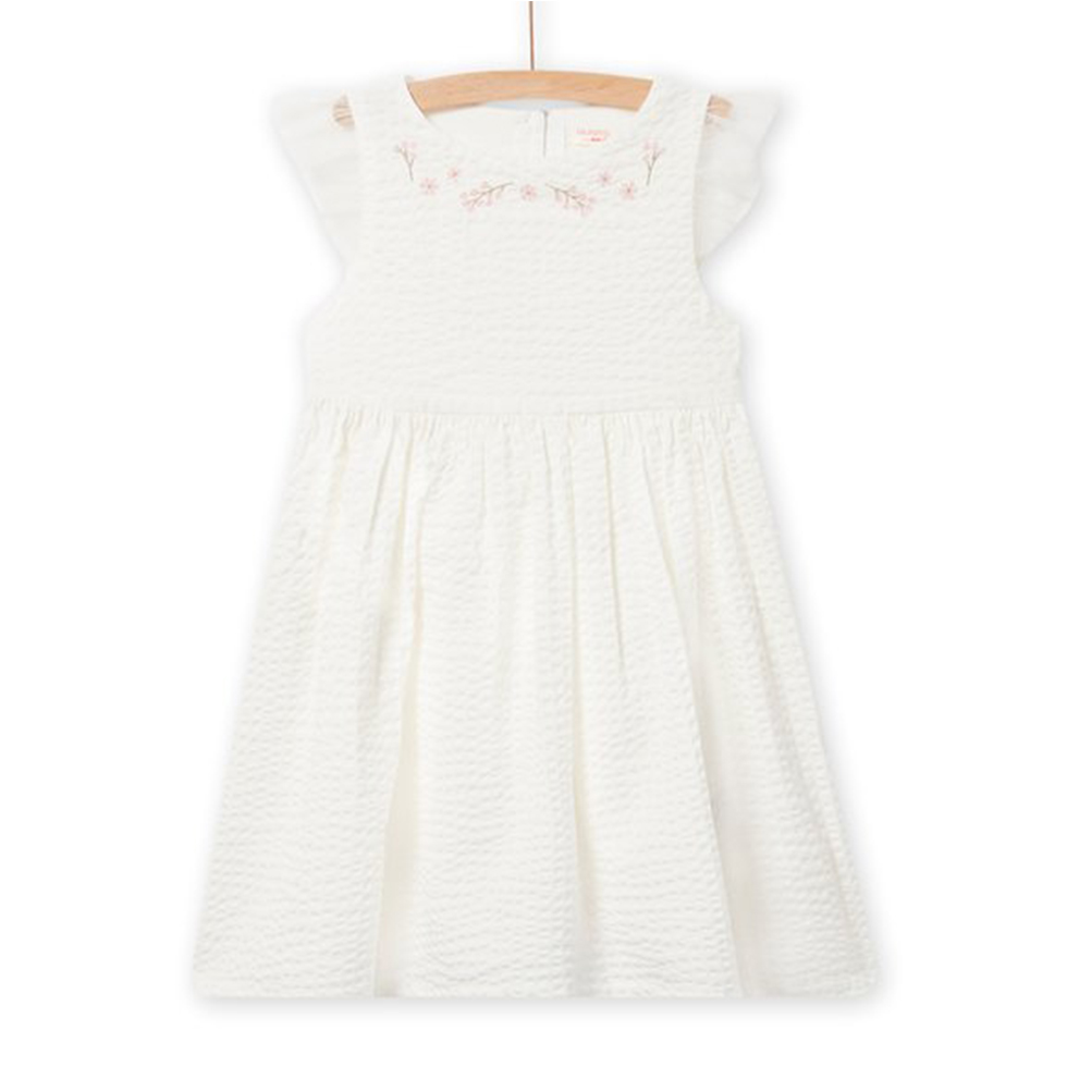 Παιδικό, λευκό φόρεμα 